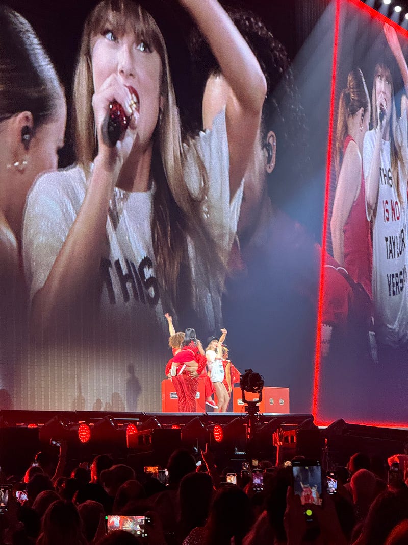 This is NOT Taylor’s Version sign at the Eras Tour